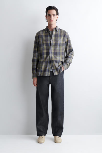 COS チェック柄　コットンツイルシャツ