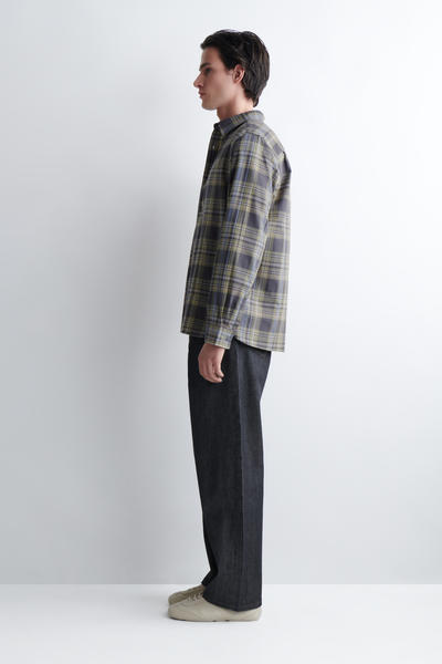 COS チェック柄　コットンツイルシャツ