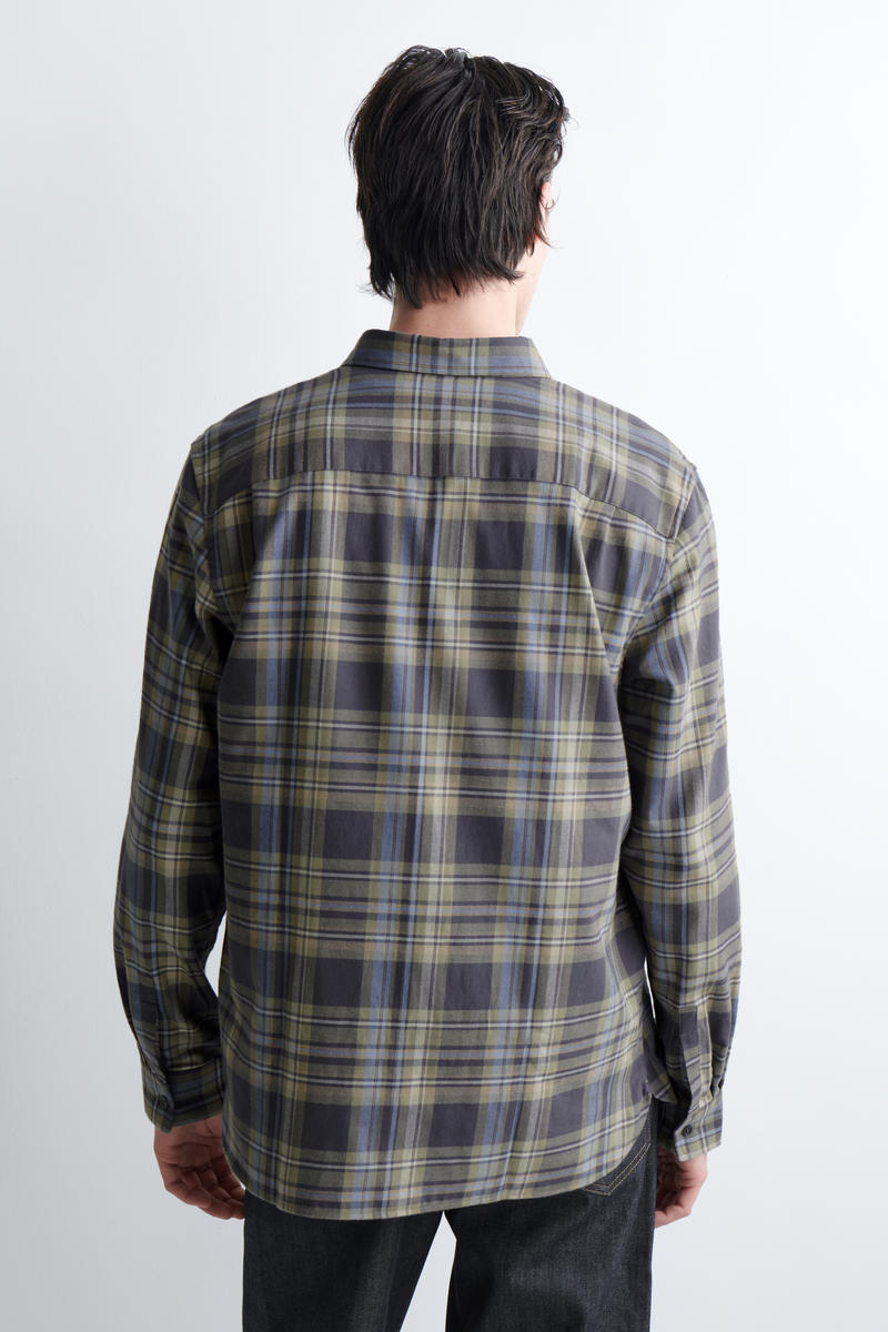 COS チェック柄　コットンツイルシャツ