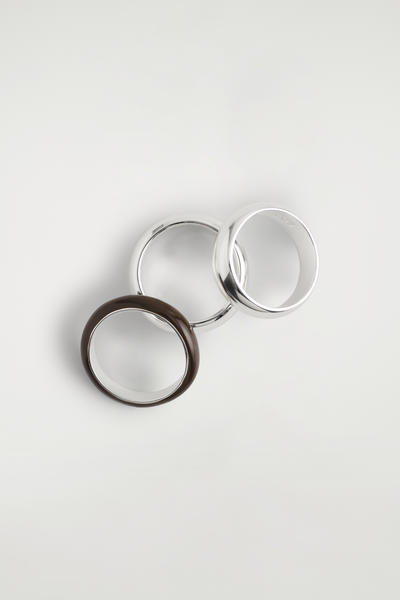 COS 2個セット重ねづけリング