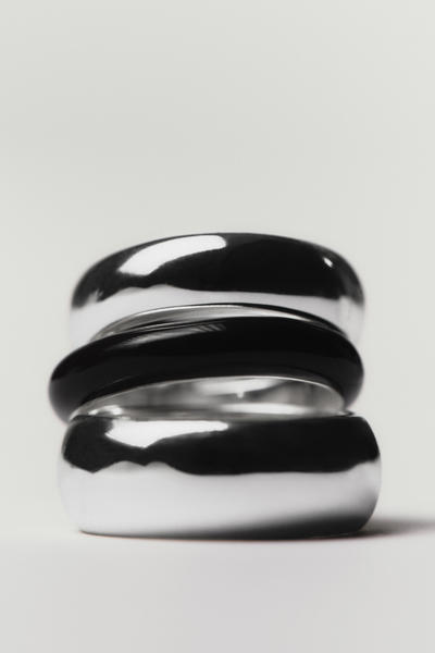 COS 2個セット重ねづけリング