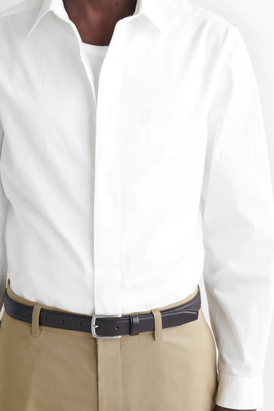 COS ポケット付き ピマコットンシャツ