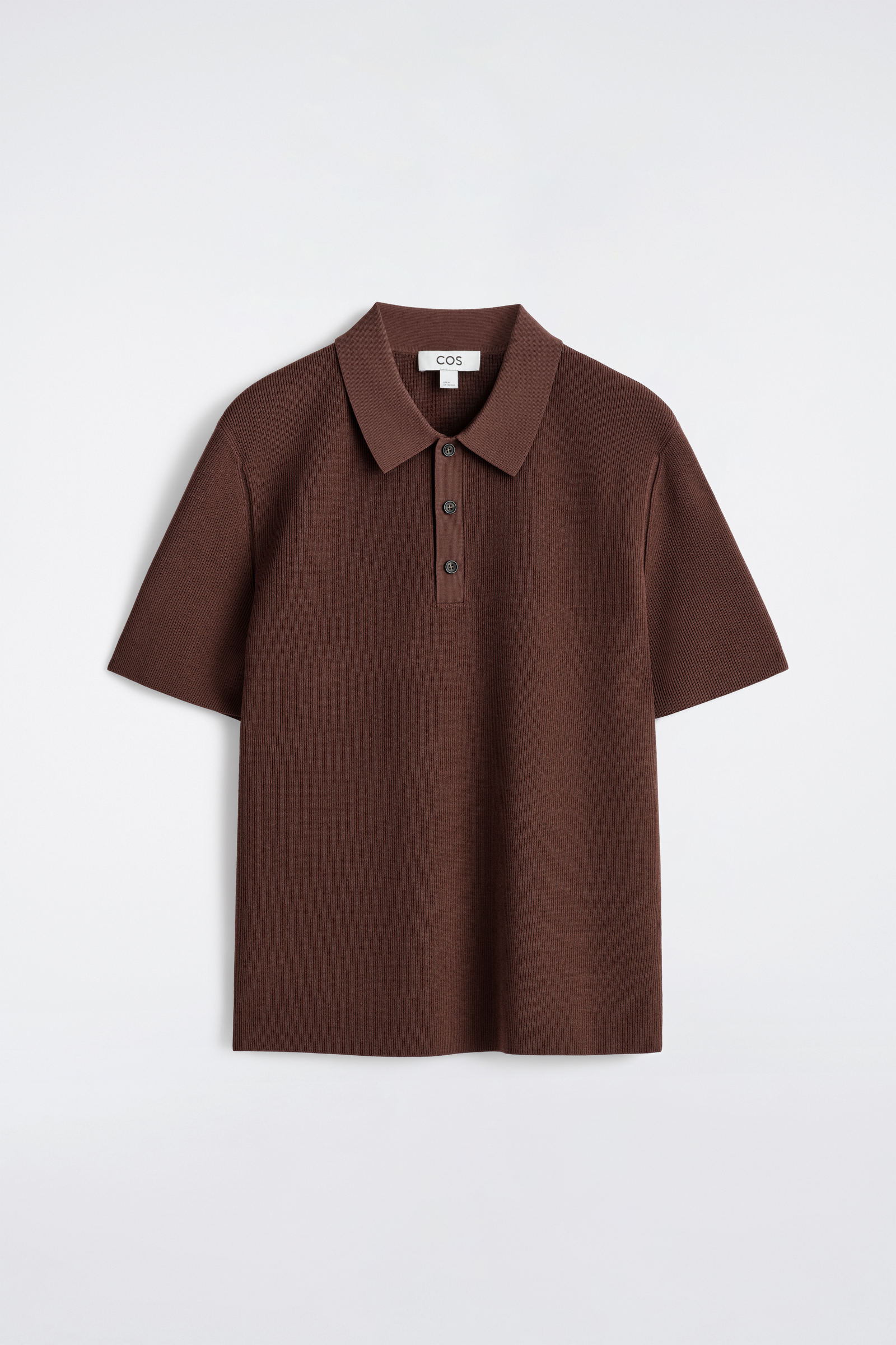 SLIM RIBBED BOUCLE-KNIT POLO SHIRT スリムリブブークレニット