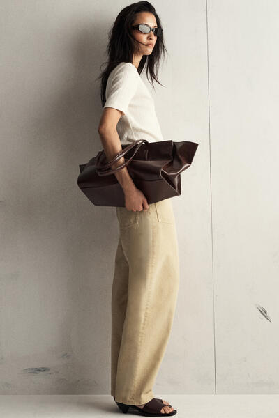 COS ポイントルニット半袖カーディガン