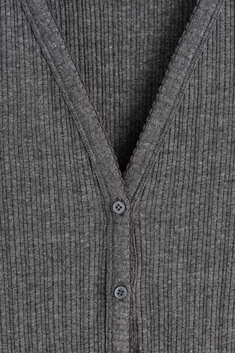 COS ポイントルニット半袖カーディガン