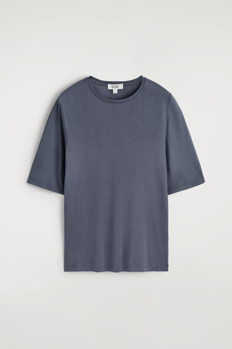 COS シルクジャージーTシャツ