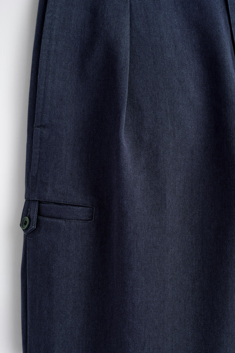 COS コットンブレンド バレルレッグユーティリティパンツ