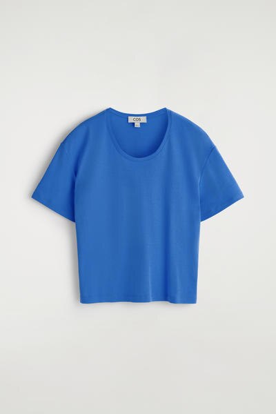 COS スクープネック コットンTシャツ