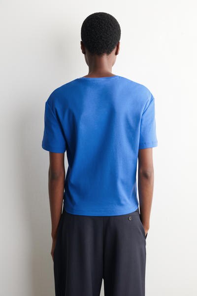 COS スクープネック コットンTシャツ