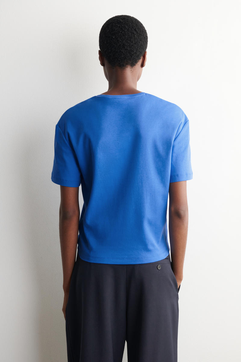 COS スクープネック コットンTシャツ