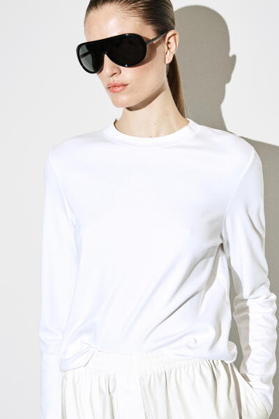 COS エラスティック グログランディテール コットンショーツ