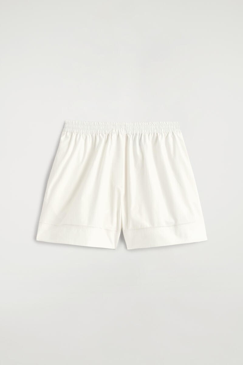 COS エラスティック グログランディテール コットンショーツ