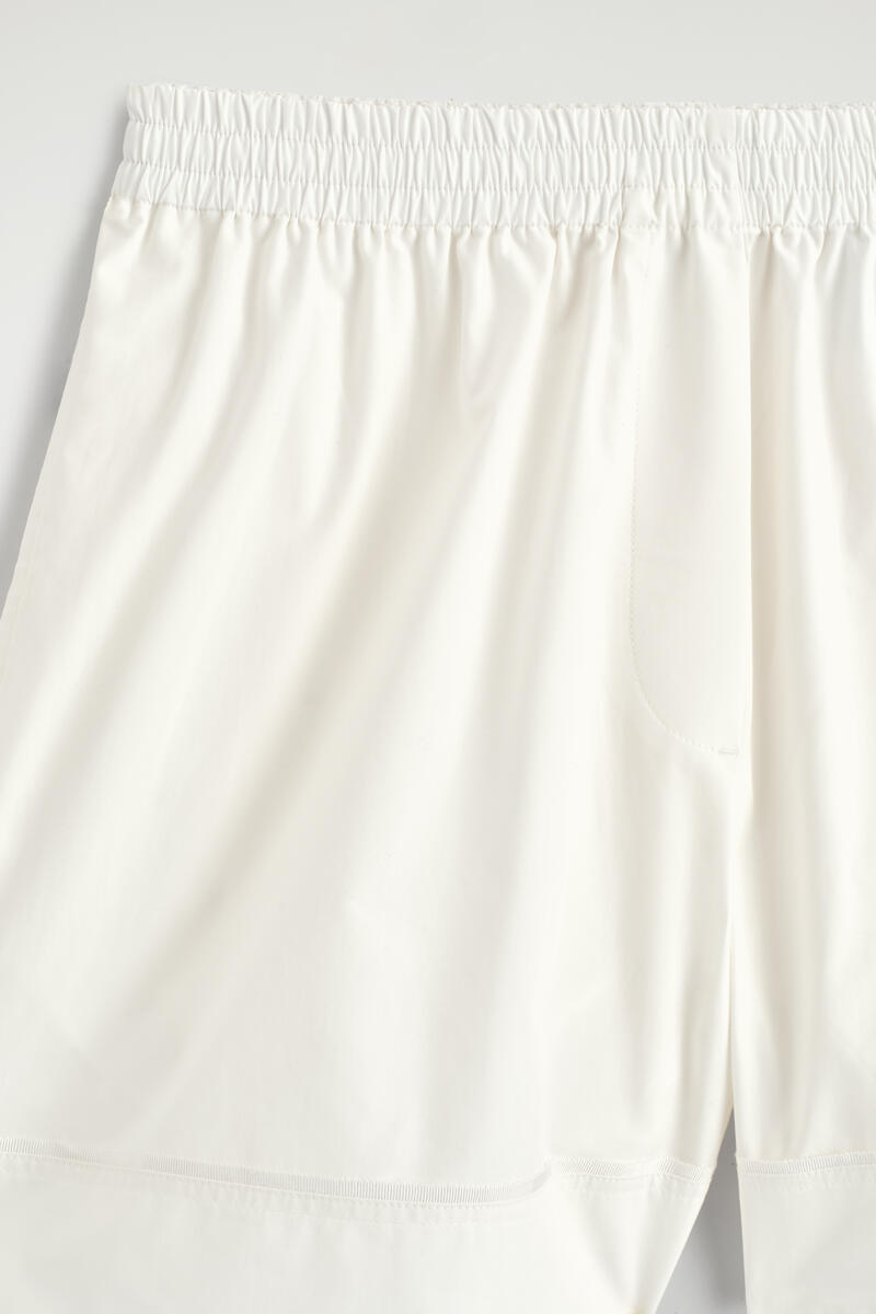 COS エラスティック グログランディテール コットンショーツ