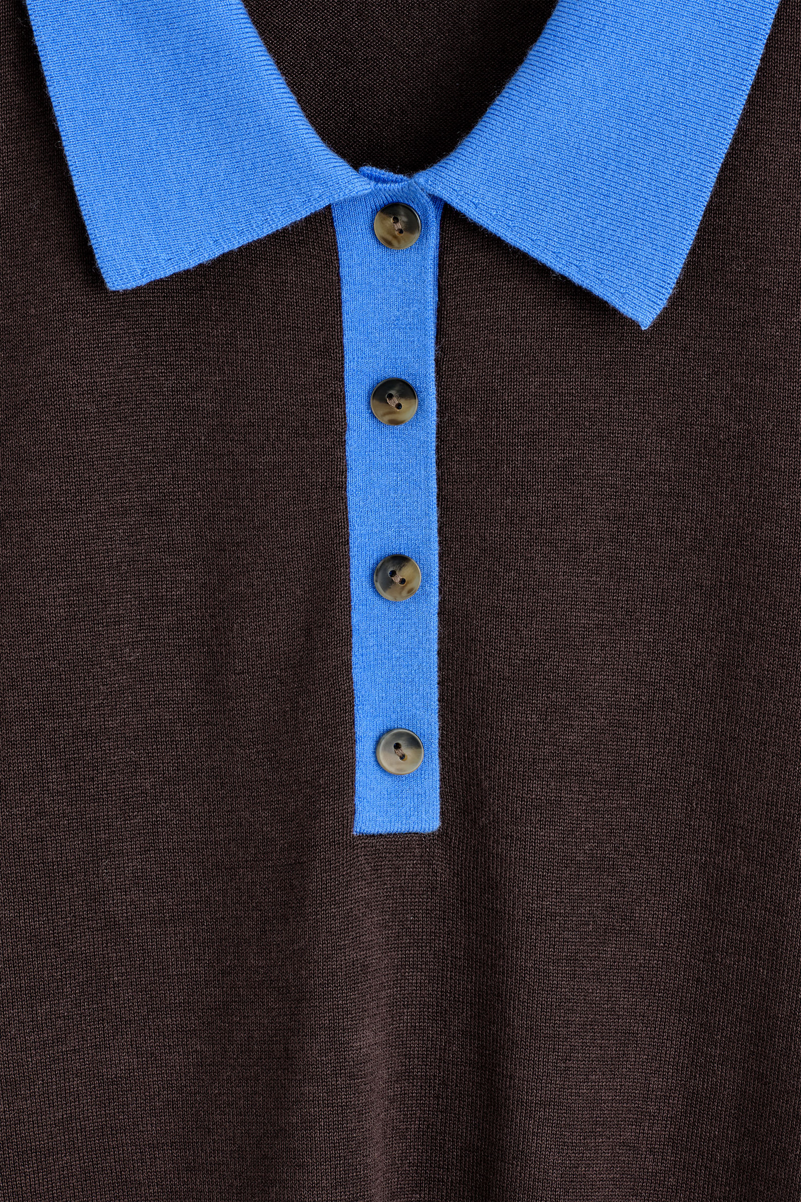 SHRUNKEN WOOL-BLEND POLO SHIRT シュランケン ウールブレンド