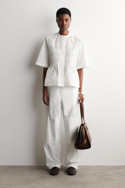 COS レザーバレエスニーカー