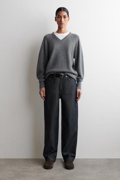 COS スエードデッキシューズ