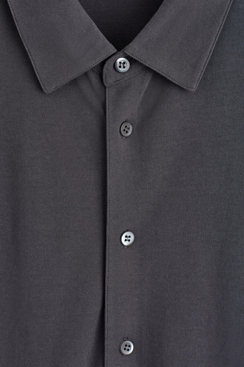 COS ドレープコットン ジャージーシャツ