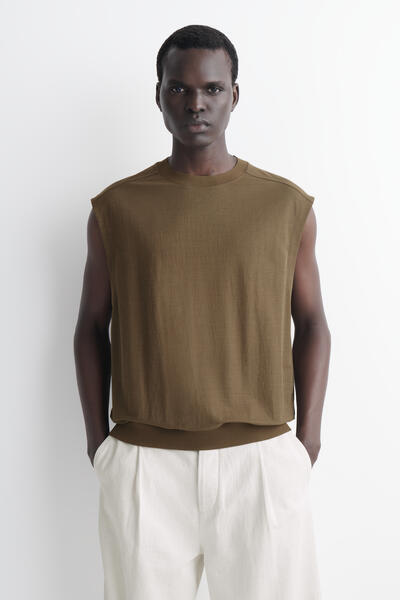 COS ジャージータンクトップ