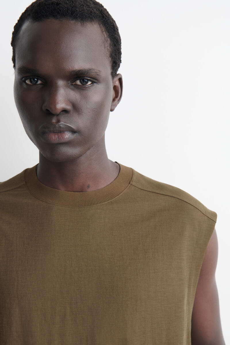 COS ジャージータンクトップ