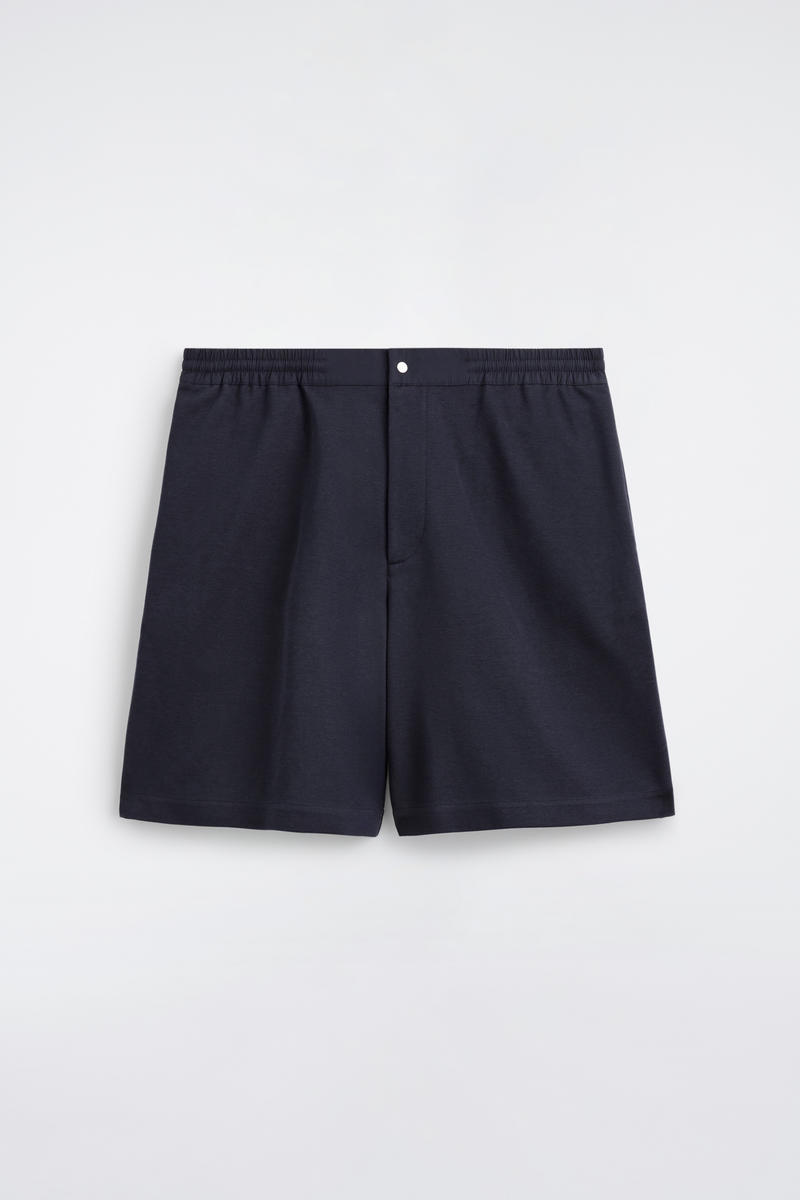 COS ウエストゴム パネルデザイン ジャージーショーツ