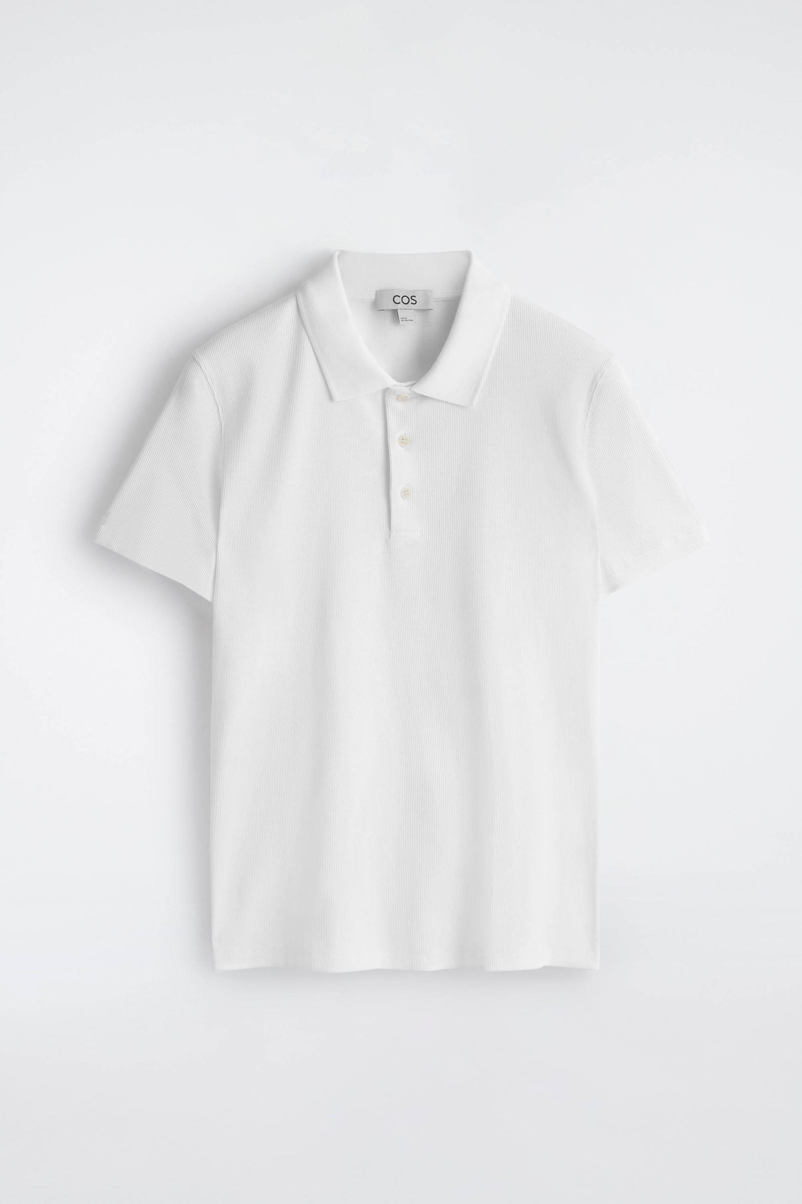 SLIM RIBBED COTTON POLO SHIRT スリムリブ コットンポロシャツ