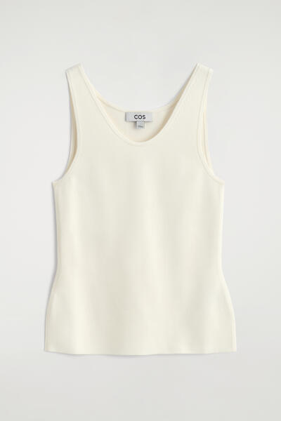 COS ニットスクープネック タンクトップ