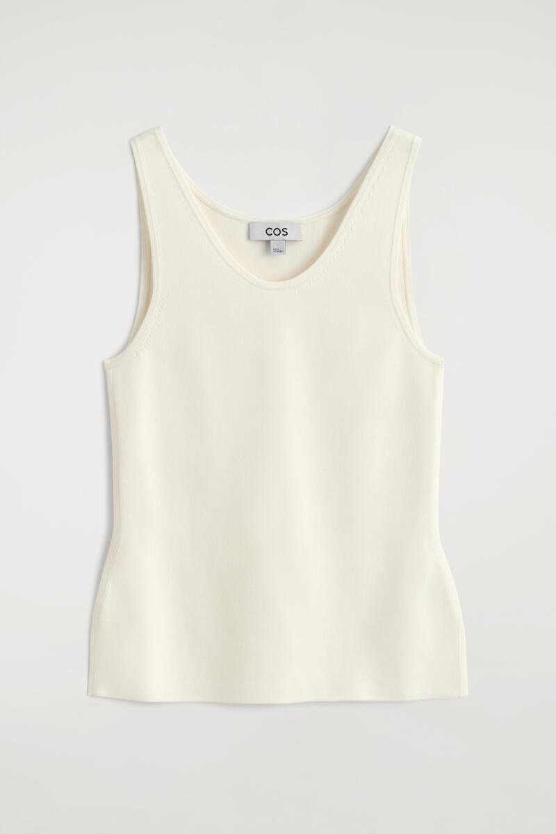 COS ニットスクープネック タンクトップ