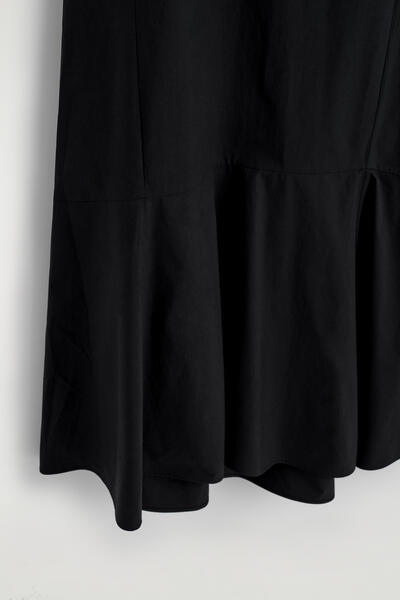 COS ドロップヘム　コットンミディドレス