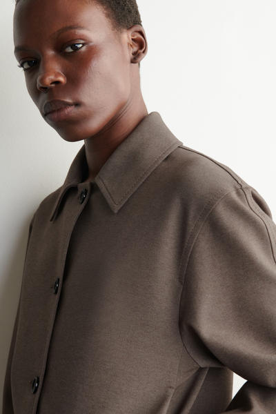 COS ラウンドジャージージャケット