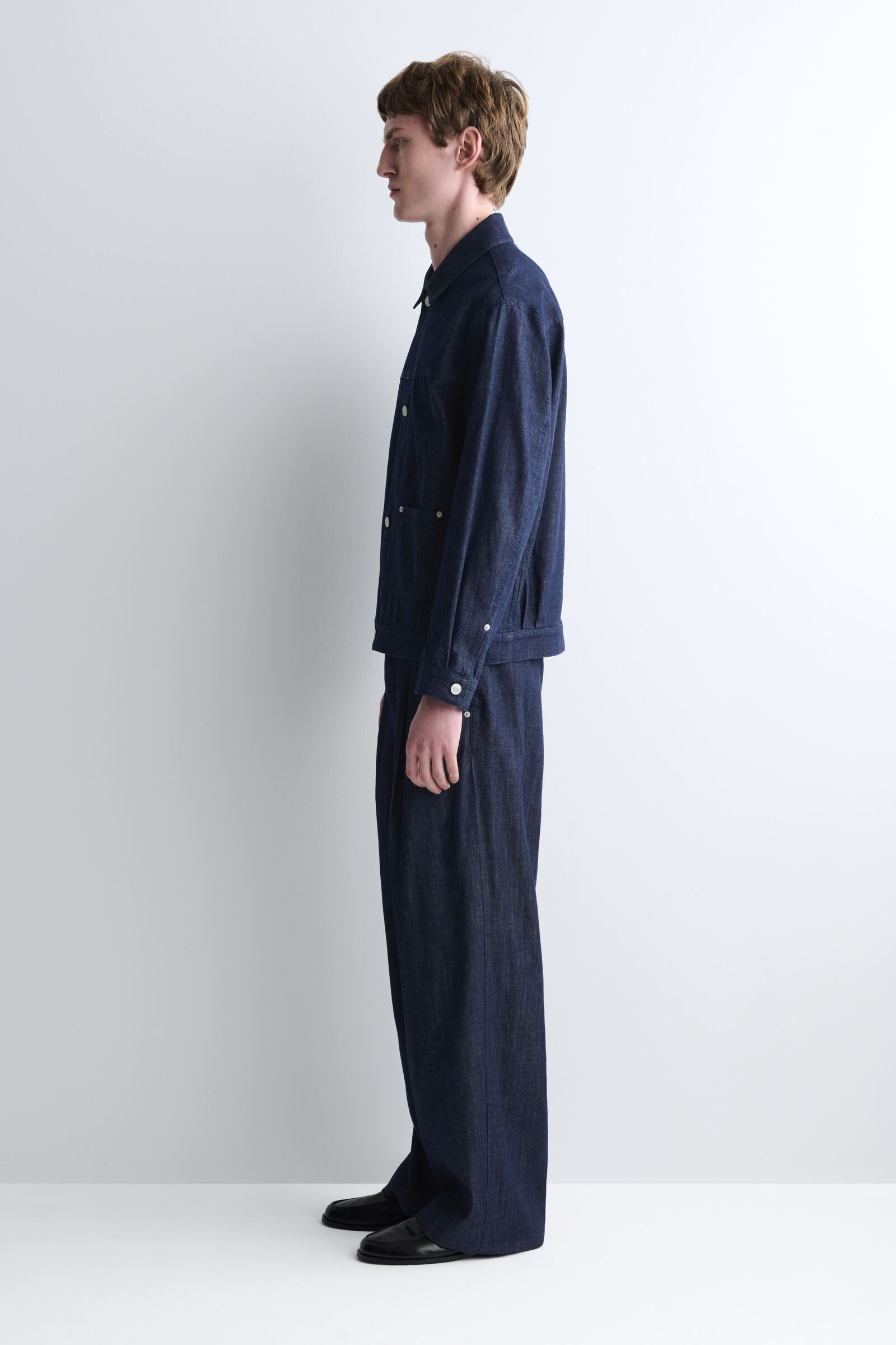 DENIM SHIRT JACKET デニムシャツジャケット インディゴ｜COS コス