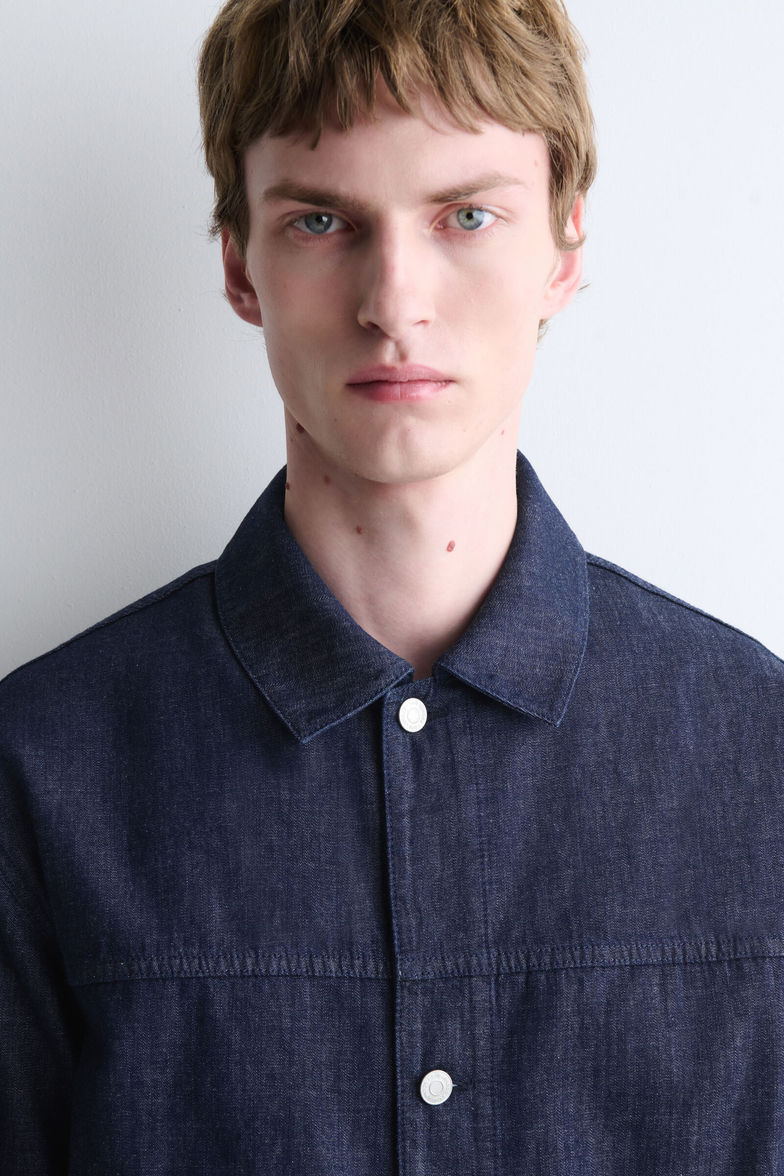 DENIM SHIRT JACKET デニムシャツジャケット インディゴ｜COS コス