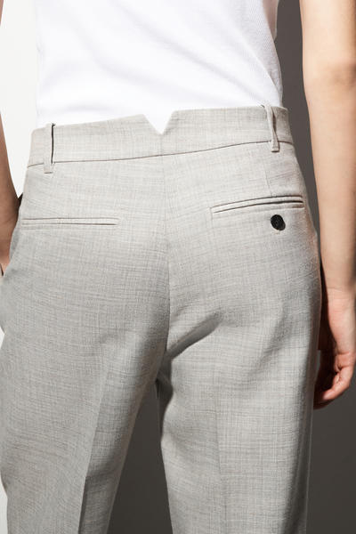 COS ウールブレンド ストレートレッグパンツ