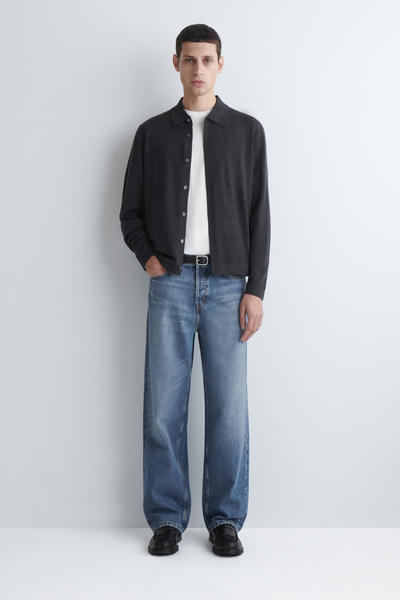 COS メリノウールシャツ