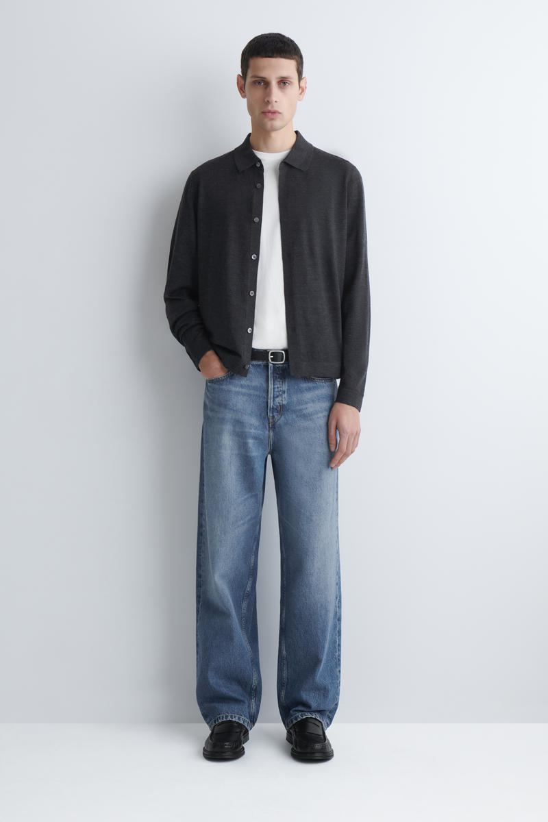 COS メリノウールシャツ