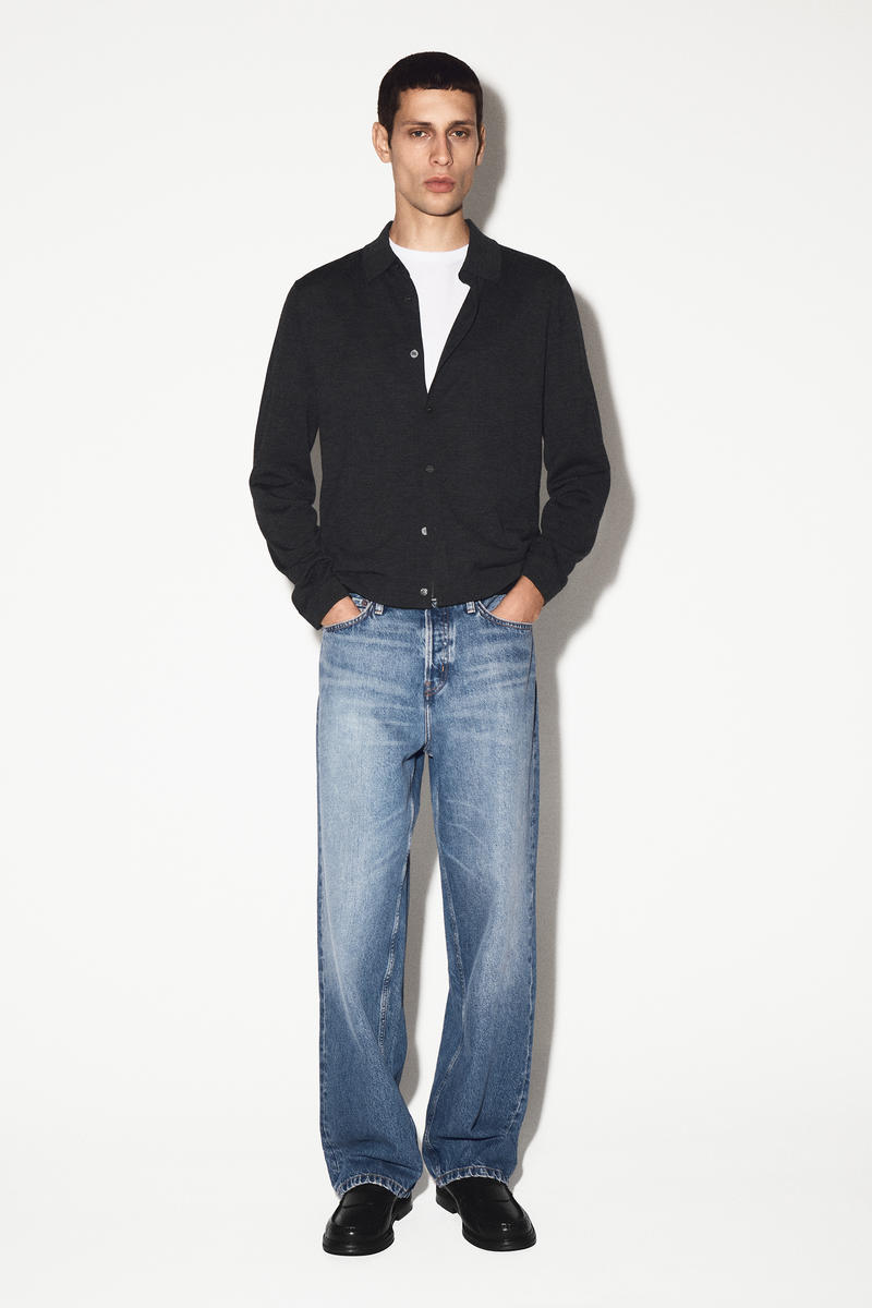 COS メリノウールシャツ