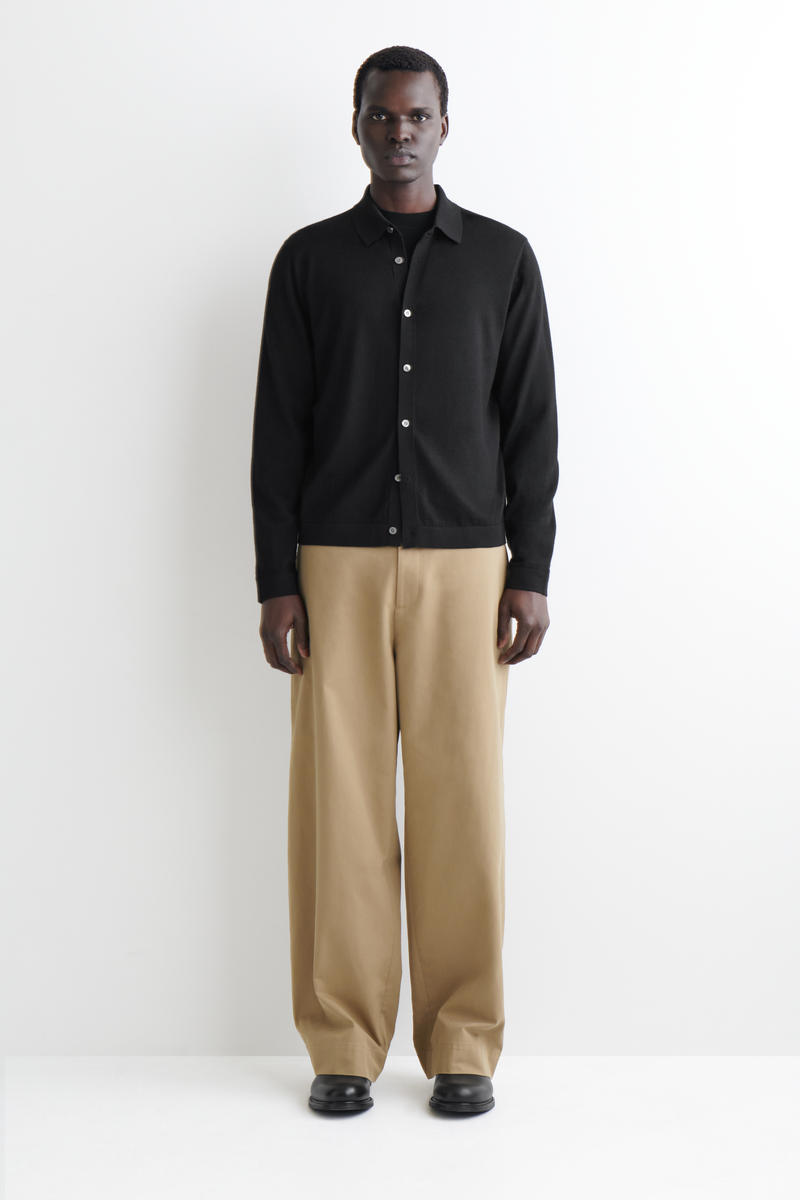 COS メリノウールシャツ