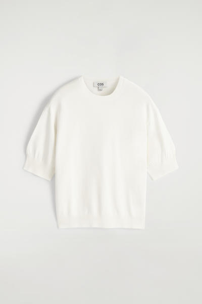 COS コットンニットTシャツ