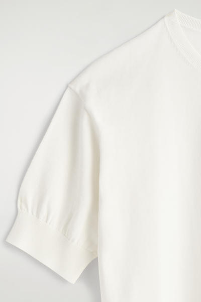 COS コットンニットTシャツ