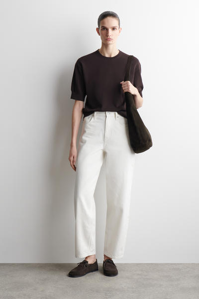 COS コットンニットTシャツ