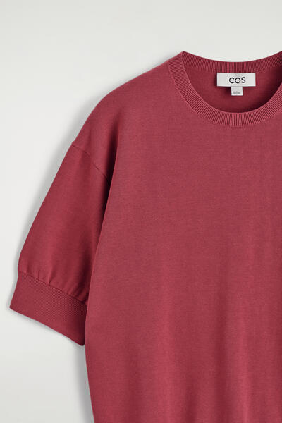 COS コットンニットTシャツ