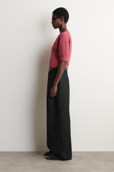 COS コットンニットTシャツ