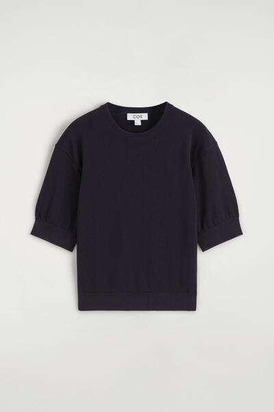COS コットンニットTシャツ