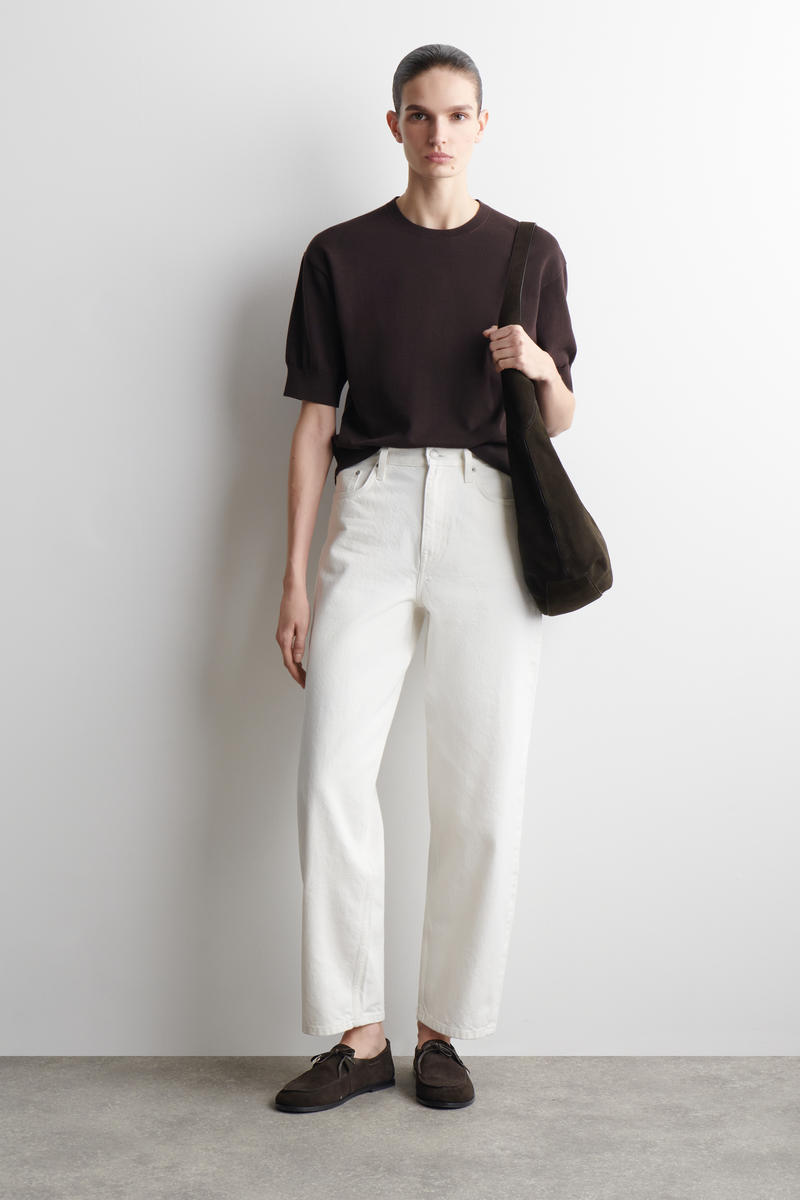 COS コットンニットTシャツ