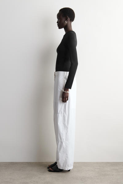 COS インターロックジャージー 長袖トップス