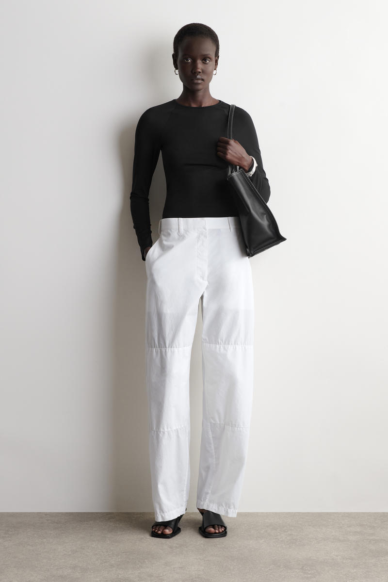 COS インターロックジャージー 長袖トップス