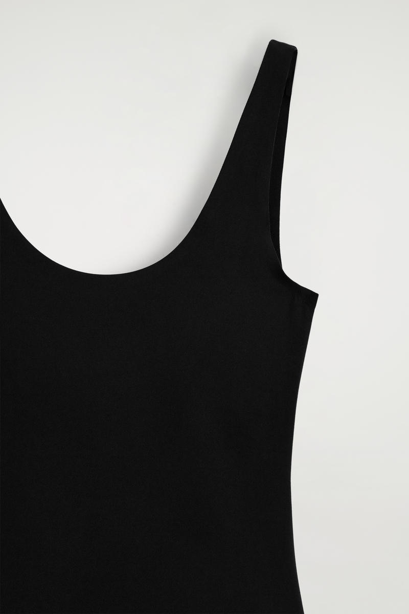 COS インターロックジャージー ボディスーツ