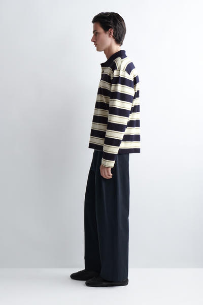 COS インターロックコットンポロシャツ