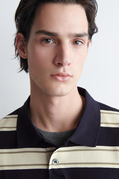 COS インターロックコットンポロシャツ