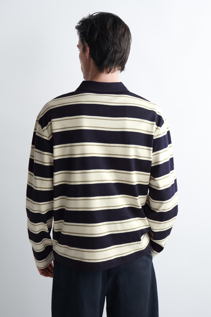 COS インターロックコットンポロシャツ