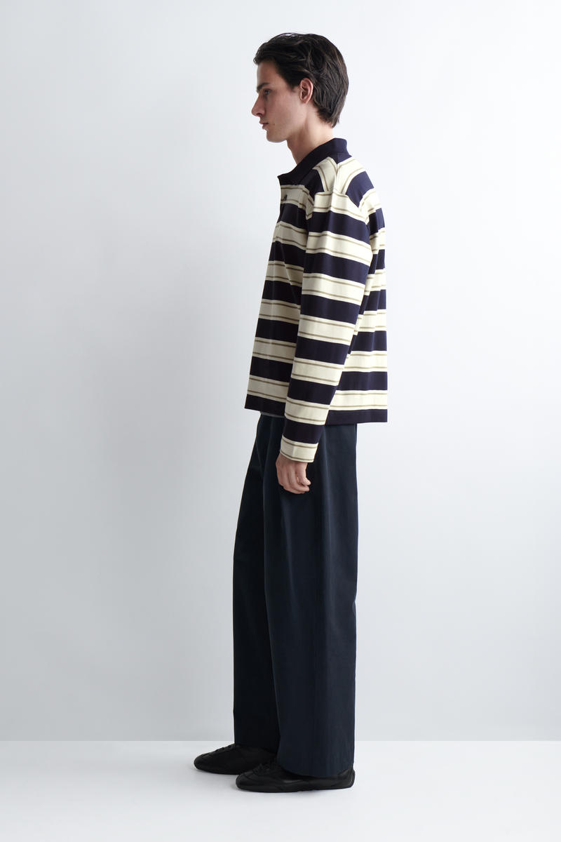 COS インターロックコットンポロシャツ